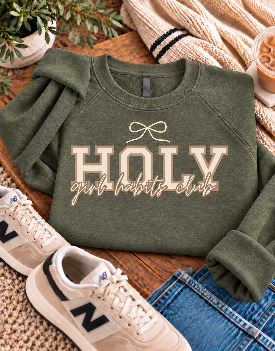 Holy Girl Habits Club Cozy Sweatshirt