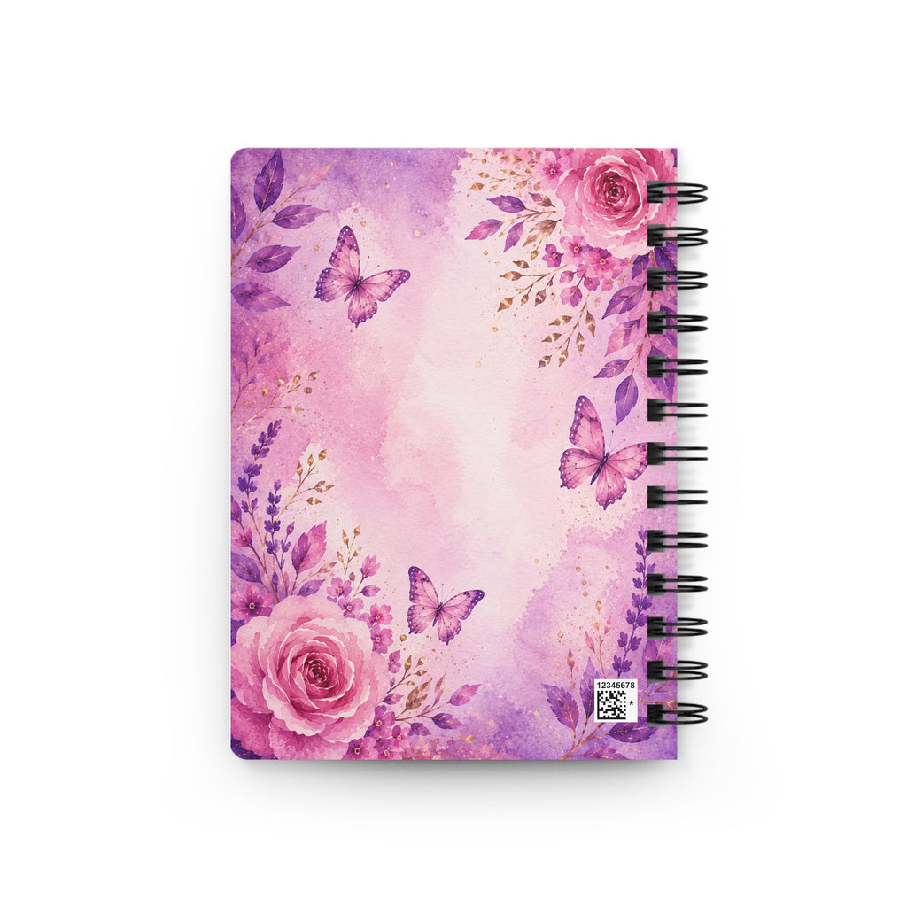 Let Your Light Shine Spiral Journal — Inspirational Floral Christian Notebook (Matthew 5:16)