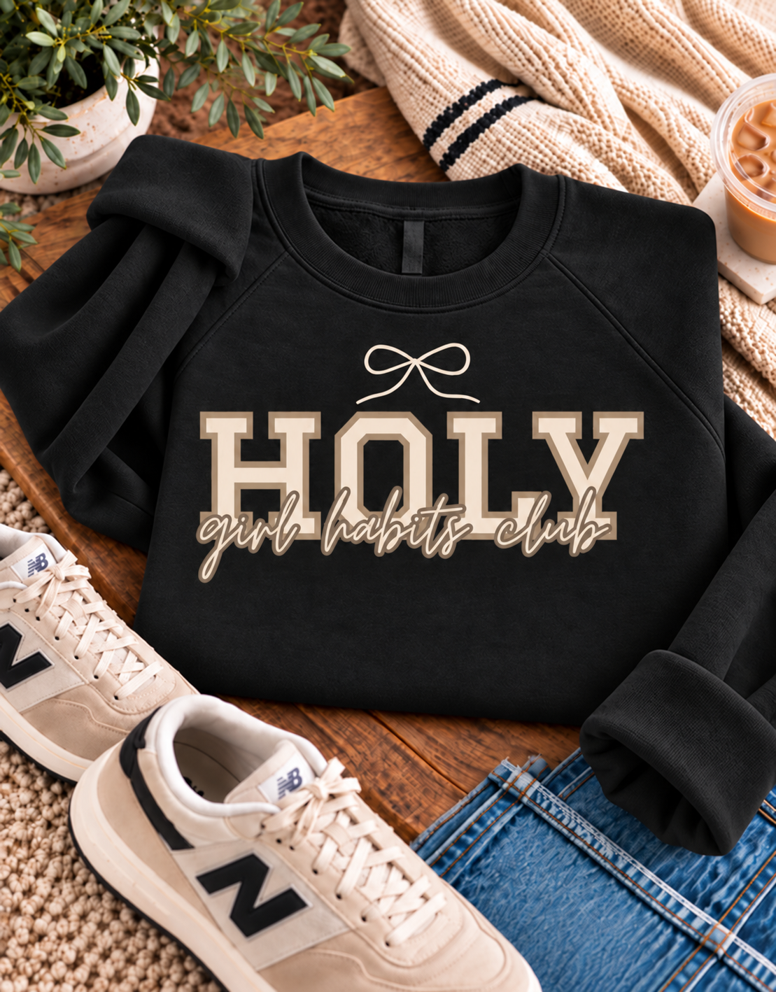 Holy Girl Habits Club Cozy Sweatshirt