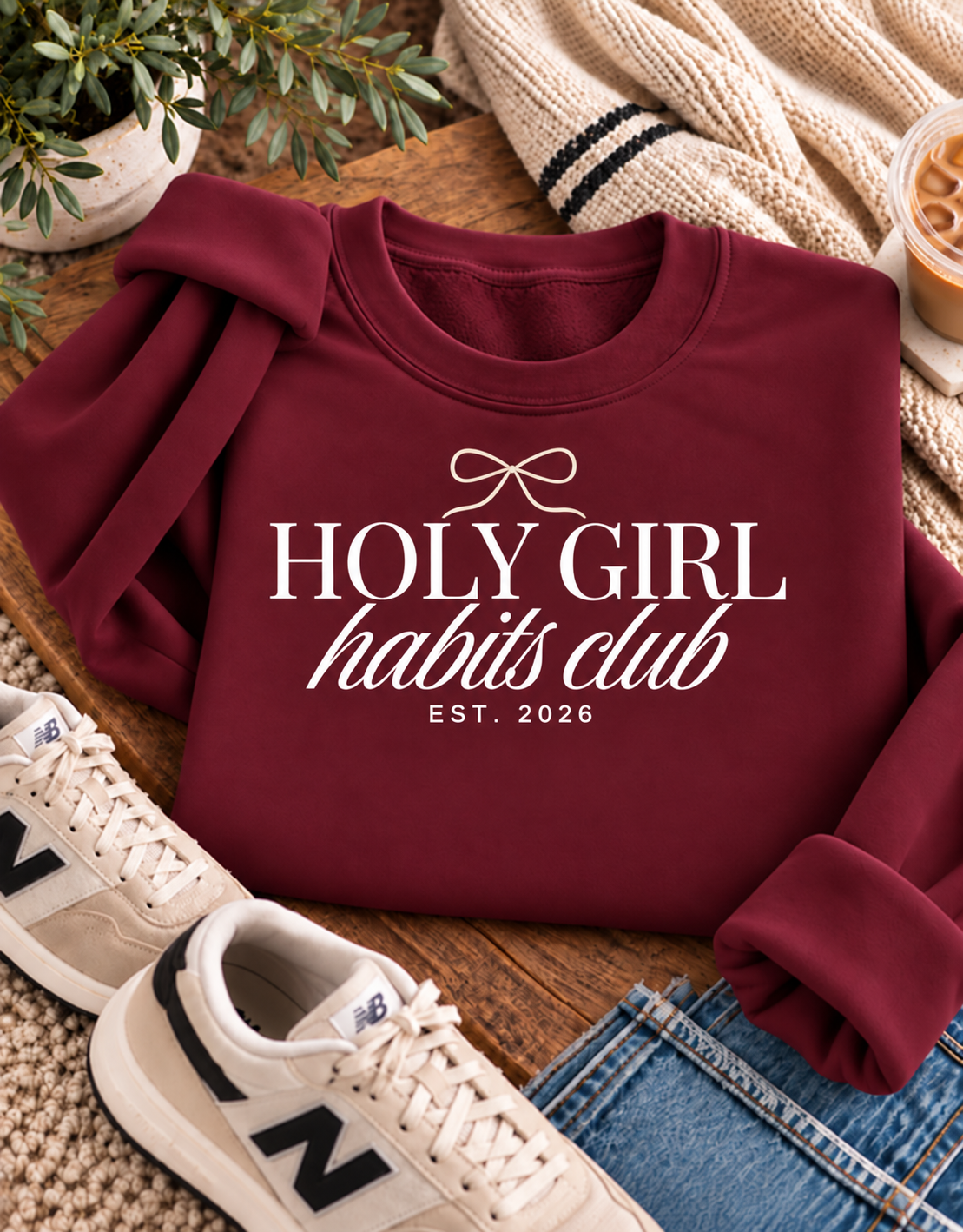 Holy Girl Habits Club Classic Sweatshirt