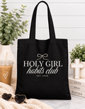 Holy Girl Habits Club Logo Tote Bag