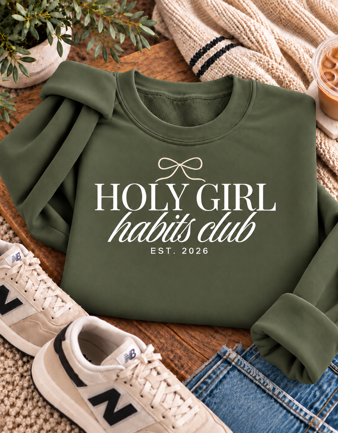 Holy Girl Habits Club Classic Sweatshirt