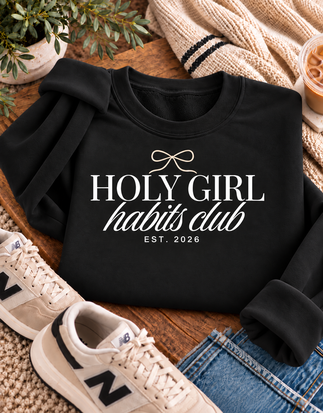 Holy Girl Habits Club Classic Sweatshirt