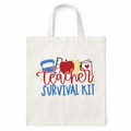 Teacher Survival Kit Tote Bag